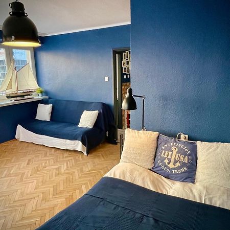 Super Apartament Blue Scisle Centrum Dwie Linie Metra Netflix Wifi 300 Mbs Panorama Miasta 바르샤바 외부 사진